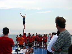 Sophocles V Venice. Flip Acrobatic Club from Piran, Solevenia