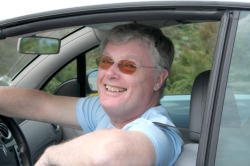 Michael Saunders, Author of 'Ella'. April 2007 North West Crete.