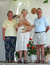 Charmian and Derek Whitmell visit Astratigos.