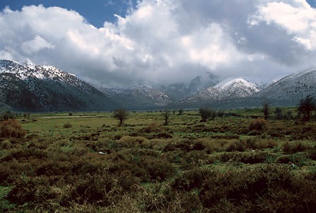 A winter view of Omalos, Nomos Chanion, North West Crete.