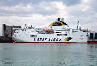 Anek Lines Hellenic Spirit at Ancona, Italy