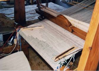 Crete. Weaving. Loom. Woven wall hanging.